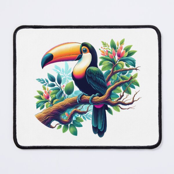 Item preview, A beautiful toucan rests on a branch designed and sold by CreativeSparkzz.
