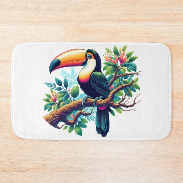 Item preview, A beautiful toucan rests on a branch designed and sold by CreativeSparkzz.