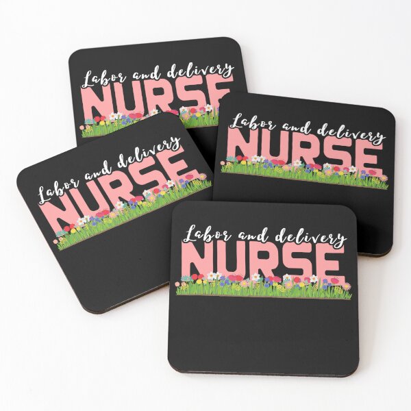 Item preview, labor and delivery nurse , L and D nurse cute flowers designed and sold by Micro-dose.