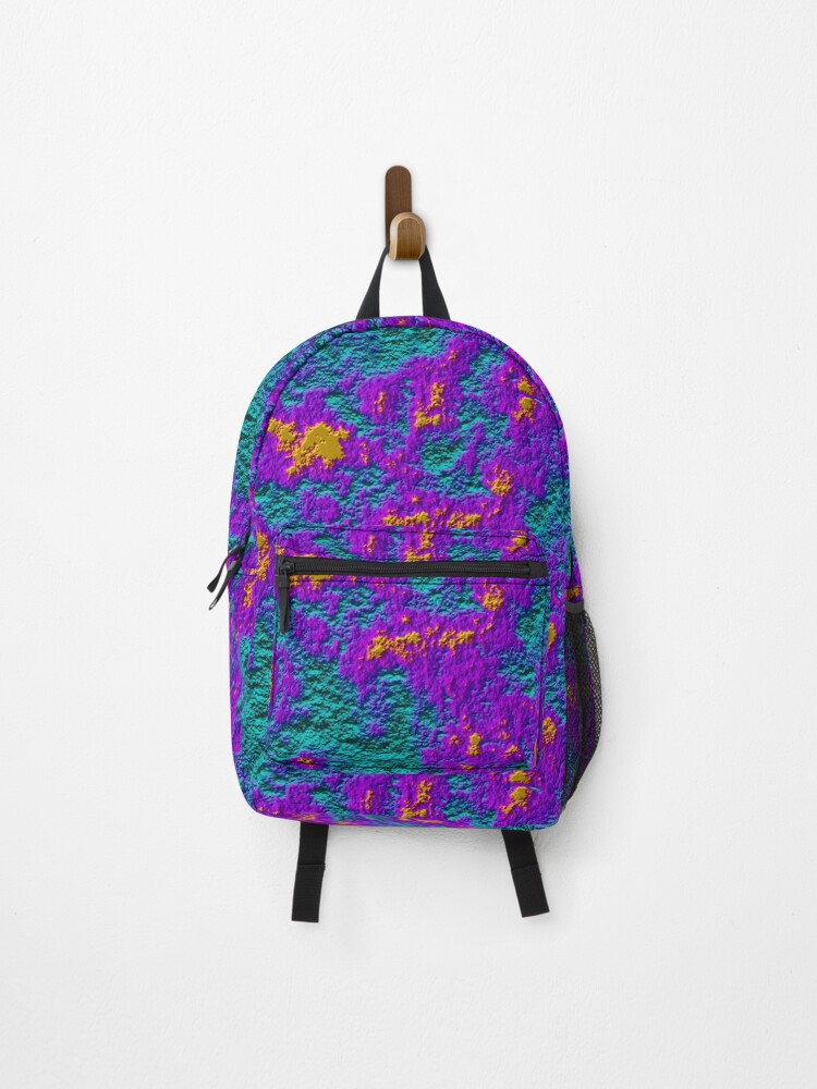 Thumbnail 1 of 3, Backpack, 3D Rough Anodized Titanium Textrue Pattern designed and sold by TheRulerofEarth.