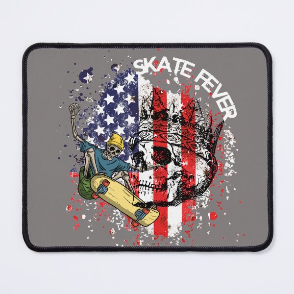 Item preview, Dabbing Skate Skeleton perppy skeleton funny board skating designed and sold by Miumed.
