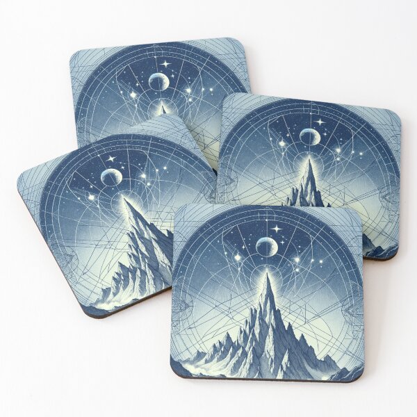 Item preview, Andean Mountain Blueprint designed and sold by bluepawprint.