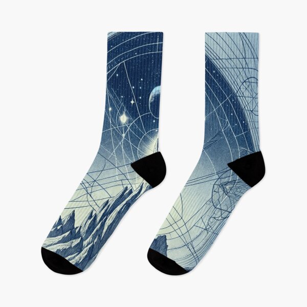 Item preview, Andean Mountain Blueprint designed and sold by bluepawprint.