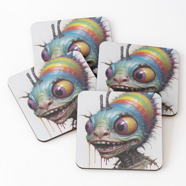 Item preview, The Alien Rainbow Caterpillar designed and sold by TheArtOfPat.
