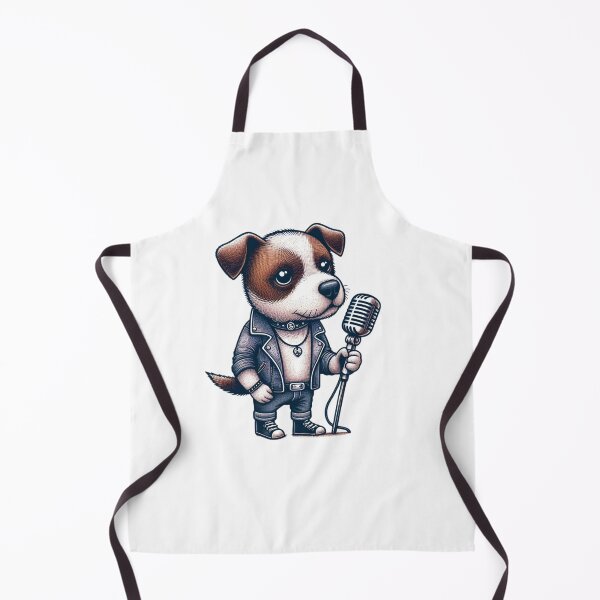 Item preview, Rock Star Dog Holding A Mic designed and sold by SnuggleSafari.