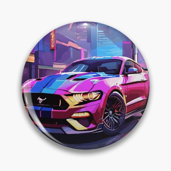 Item preview, Modern American GT 500 Muscle Car Retro Poster designed and sold by VenZolic.