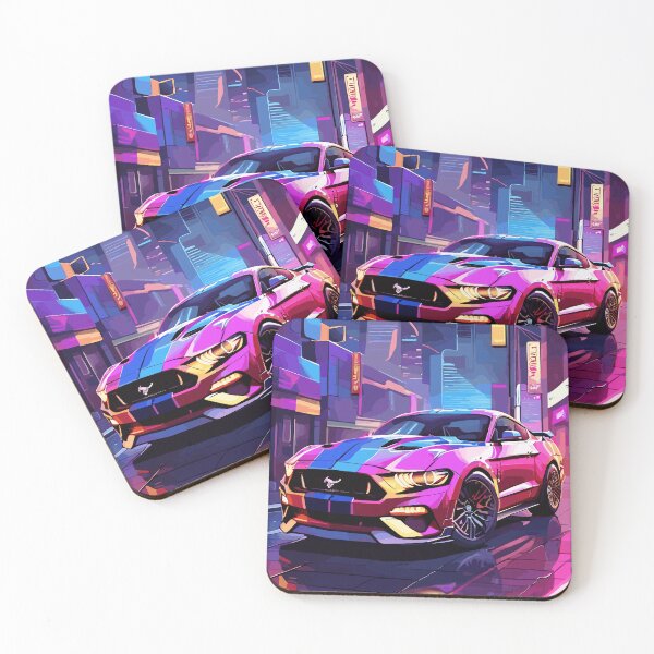 Item preview, Modern American GT 500 Muscle Car Retro Poster designed and sold by VenZolic.