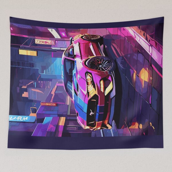 Item preview, Modern American GT 500 Muscle Car Retro Poster designed and sold by VenZolic.