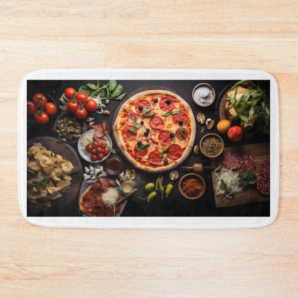 Item preview, Elegant Arrangement of Italian Food designed and sold by codestealth.