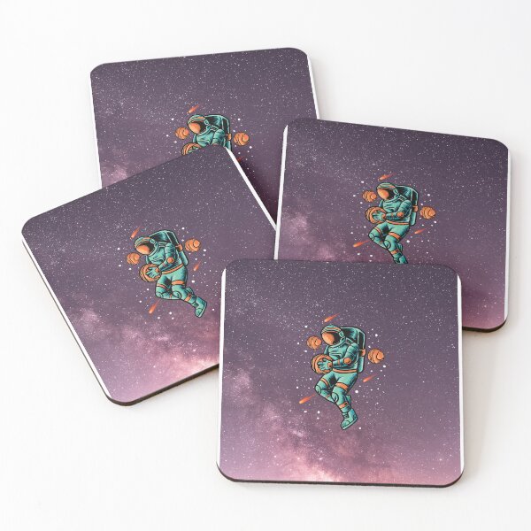 Item preview,  Astronaut playing basketball in space designed and sold by asbno19.