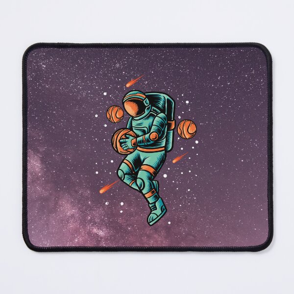 Item preview, Astronaut playing basketball in space designed and sold by asbno19.
