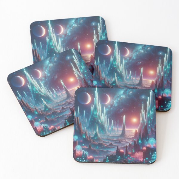 Item preview, Celestial Wonders: Twilight on an Alien Terrain designed and sold by ArtComixHaven.