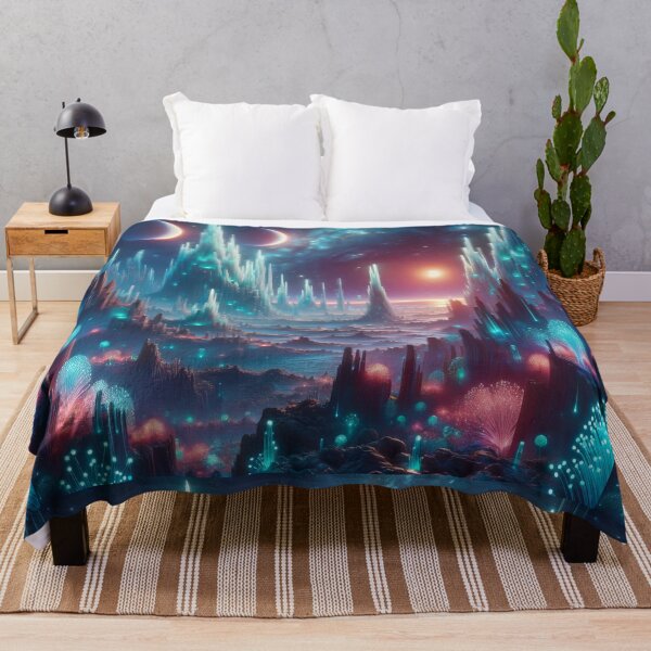 Item preview, Celestial Wonders: Twilight on an Alien Terrain designed and sold by ArtComixHaven.