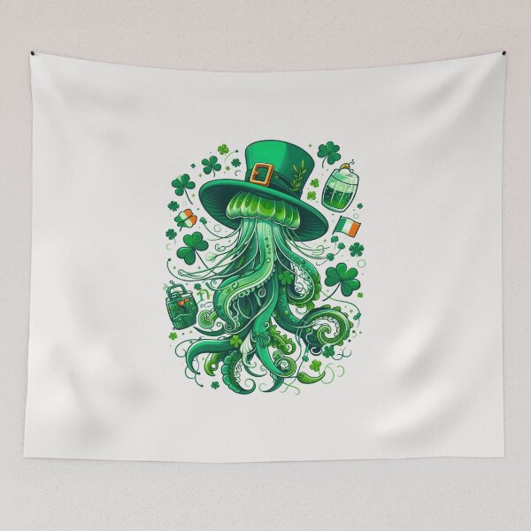 Item preview, Saint Patrick Day Jelly Fish designed and sold by LemuellTrends.