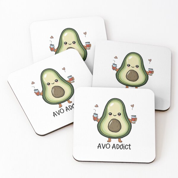 Item preview, Avo addict cartoon avocado  designed and sold by bukajart.