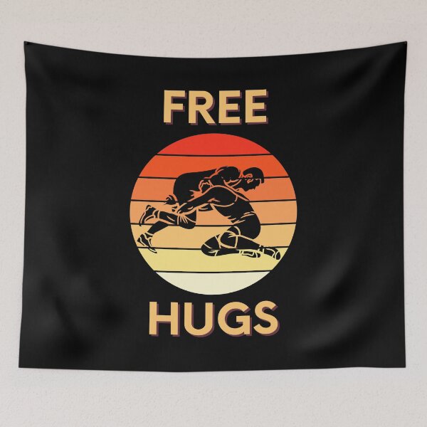 Item preview, Divertida Abrazos Gratis Lucha Libre designed and sold by ArtFromBeyond.