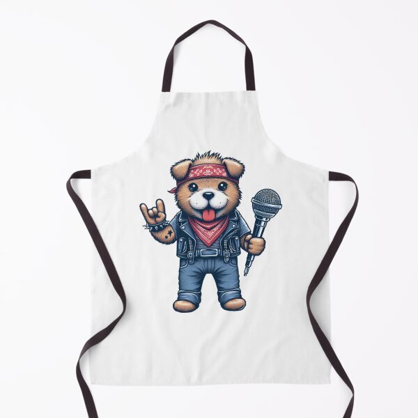 Item preview, Rock Star Dog Holding A Mic designed and sold by SnuggleSafari.