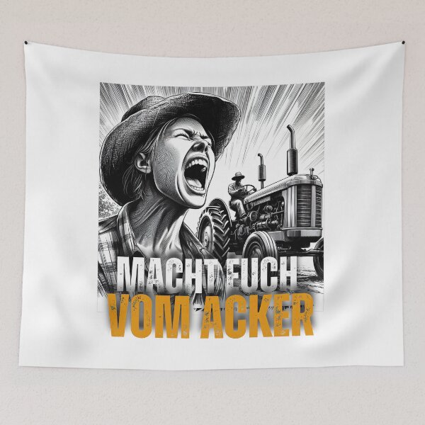 Artikelvorschau, Bauern, Demo, Macht Euch vom Acker entworfen und verkauft von Wallisart.