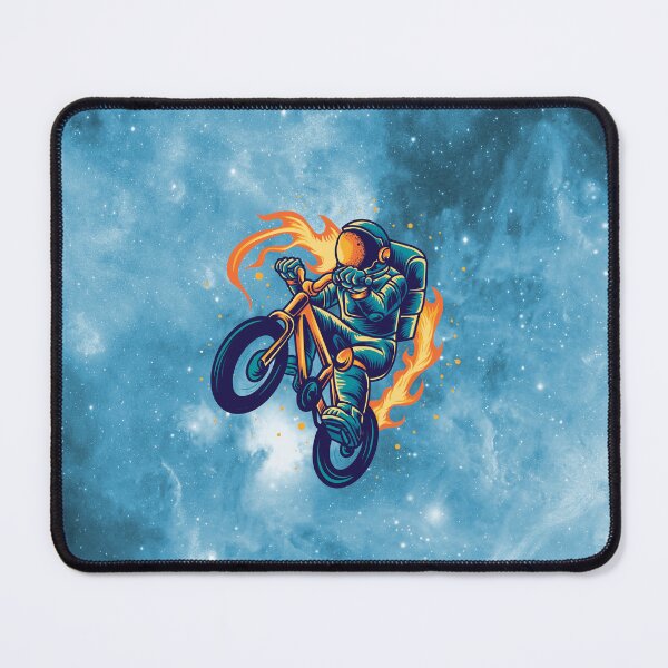 Item preview, Astronaut riding motorcycle in space designed and sold by asbno19.