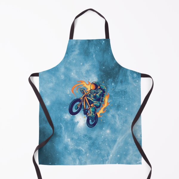 Item preview, Astronaut riding motorcycle in space designed and sold by asbno19.