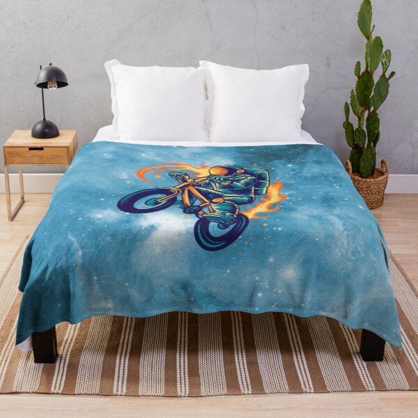 Item preview, Astronaut riding motorcycle in space designed and sold by asbno19.