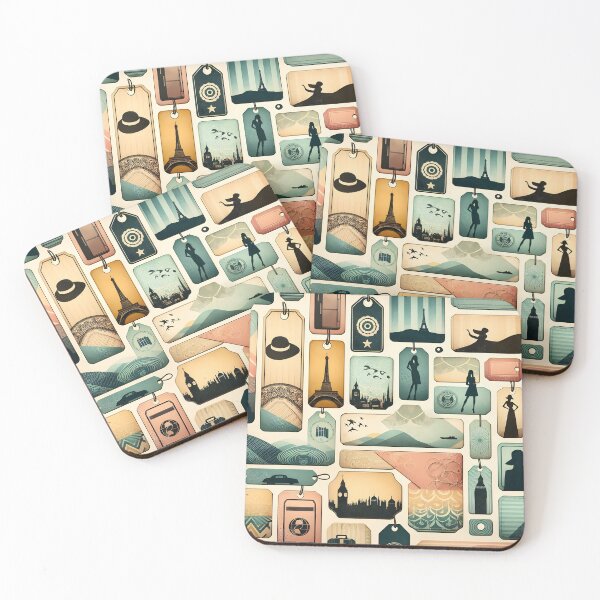 Item preview, Global Wonders Collage Print designed and sold by RevGens.