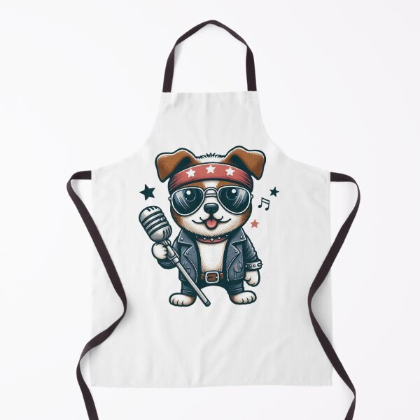 Item preview, Rock Star Dog Holding A Mic designed and sold by SnuggleSafari.