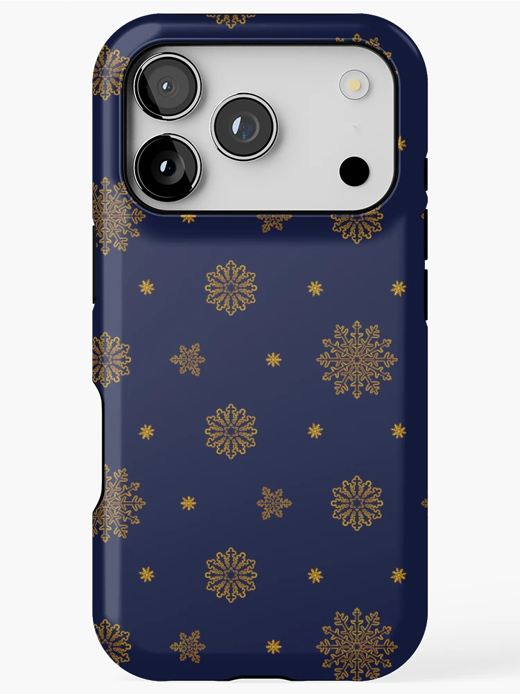 Thumbnail 1 of 4, iPhone Case, Snowflake pattern #5 designed and sold by Patternifly.