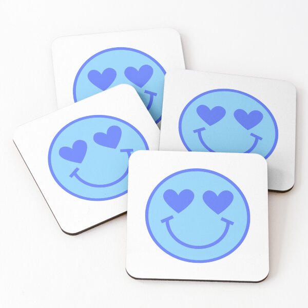 Item preview, Blue Heart Eyed Smile designed and sold by PurpleNotebook.