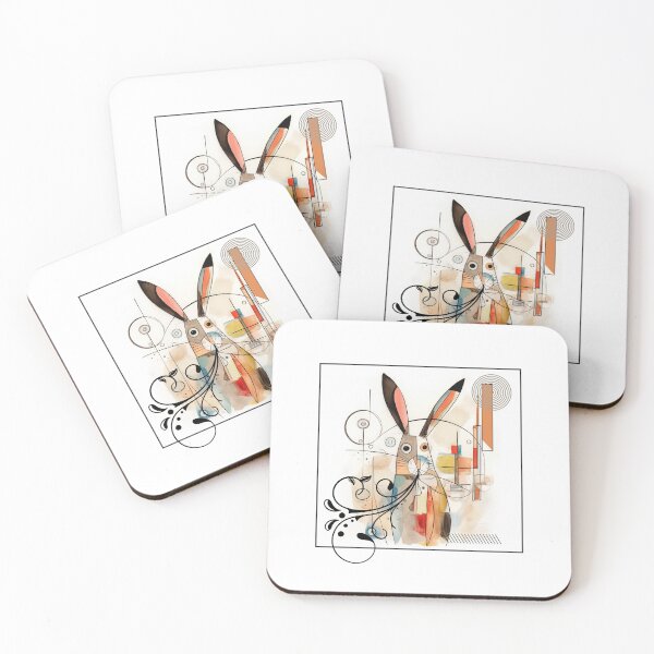 Item preview, Mr. Rabbit - Abstract Whimsical Bunny designed and sold by HausKatz.