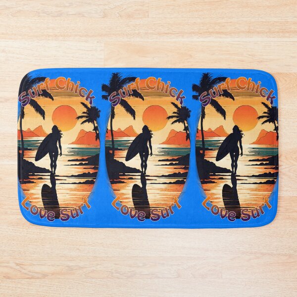 Item preview, Surf Girl Sunset Stroll: Embrace the Love to Surf designed and sold by leyfinder.
