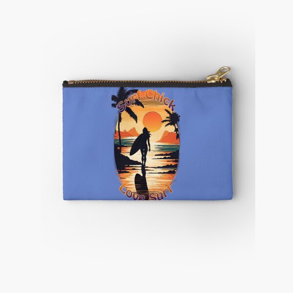 Item preview, Surf Girl Sunset Stroll: Embrace the Love to Surf designed and sold by leyfinder.