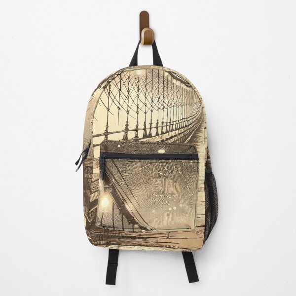 Item preview, Starry Night on the Suspension Bridge designed and sold by PictorialWhimsy.
