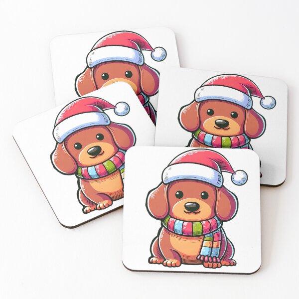 Item preview, Dachshund Elegance: Christmas Anticipation designed and sold by EpicPaws.