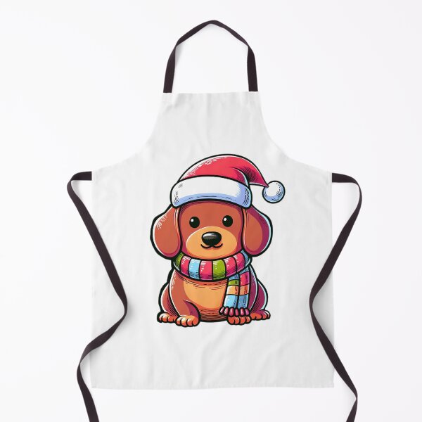 Item preview, Dachshund Elegance: Christmas Anticipation designed and sold by EpicPaws.