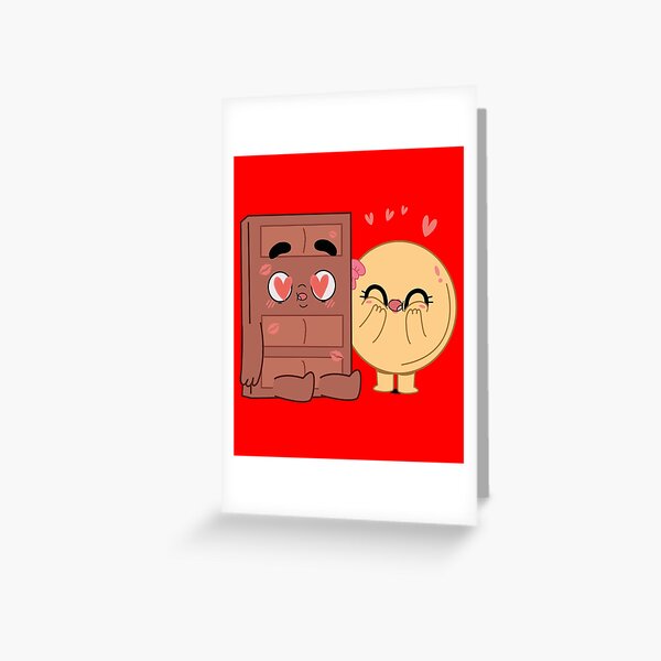 Vista previa del artículo con la obra «Las parejas de chocolate y panqueques aman», diseñado y vendido por EnergyMArt.