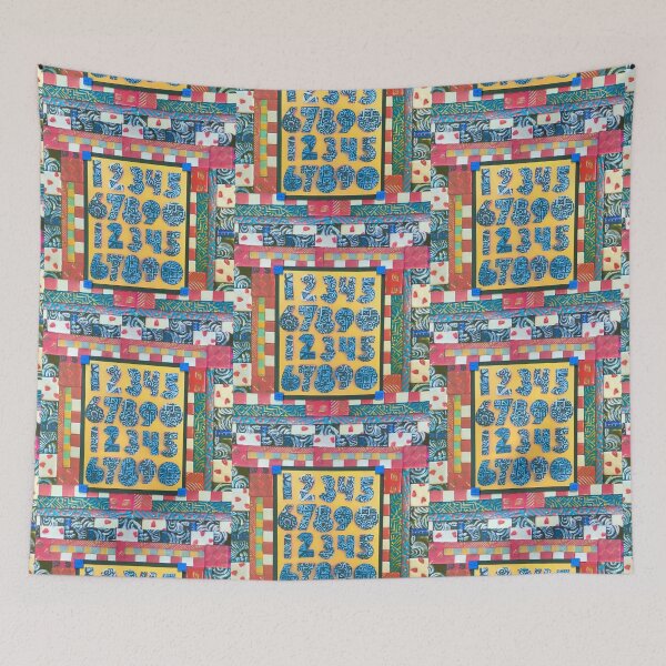Item preview, Sampler With Numbers designed and sold by prunellaparsnip.