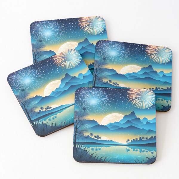 Item preview, Happy New Year Blue 04 designed and sold by Cilea Sabie.