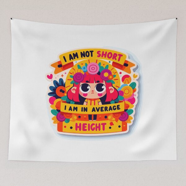 Item preview, I am not short, I am in average height designed and sold by OrangeMG.