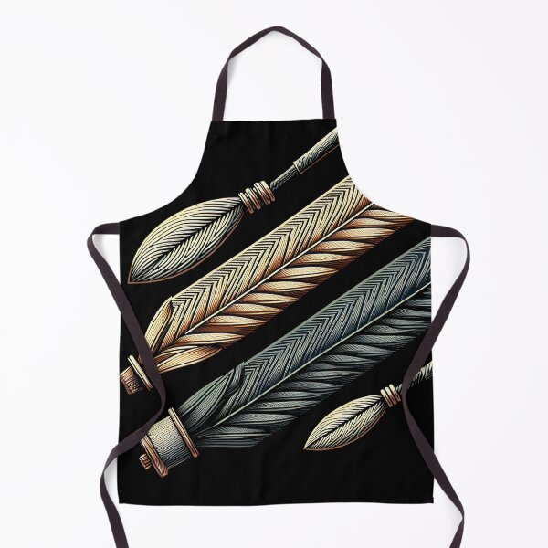 Item preview, Sophisticated Metal Feather Quill Print designed and sold by RevGens.