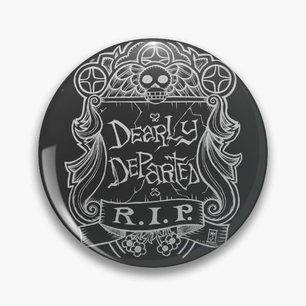 Item preview, Dearly Departed Old Gravestone (light lines version) designed and sold by jmdesantis.
