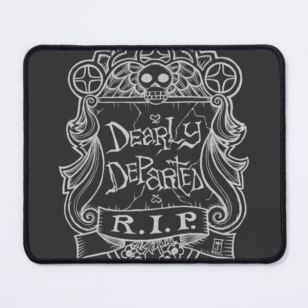 Item preview, Dearly Departed Old Gravestone (light lines version) designed and sold by jmdesantis.