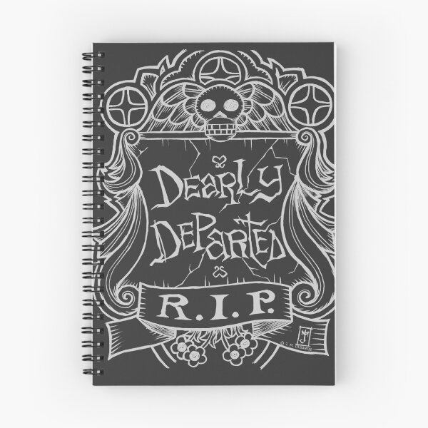 Item preview, Dearly Departed Old Gravestone (light lines version) designed and sold by jmdesantis.