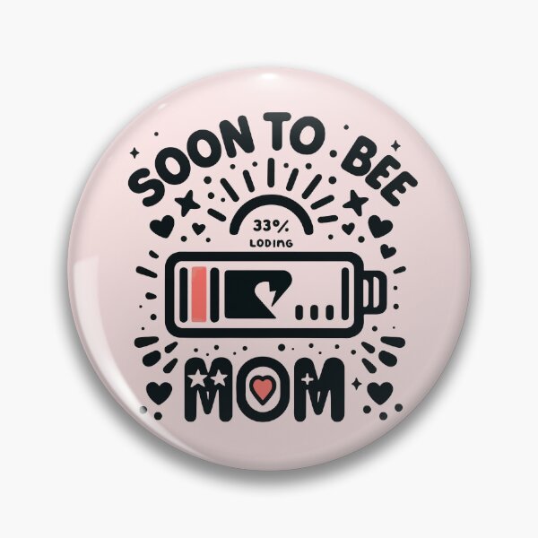 Item preview, Loading Soon to be Mom Vintage Funny New Mom Gift designed and sold by MommyVibeArts.