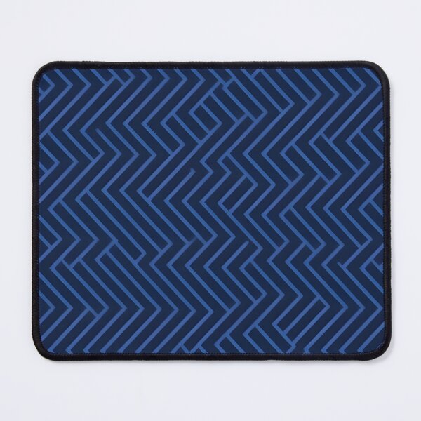 Item preview, Light blue and Navy zigzag pattern  designed and sold by RAIDEN-BLACK.