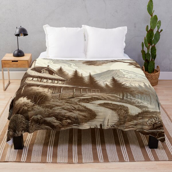 Item preview, Mystic Mountain Cabin Retreat designed and sold by PictorialWhimsy.