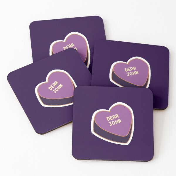 Aperçu de l'œuvre Cher John Taylor Swift Candy Heart Sticker créée et vendue par braeden-michael.