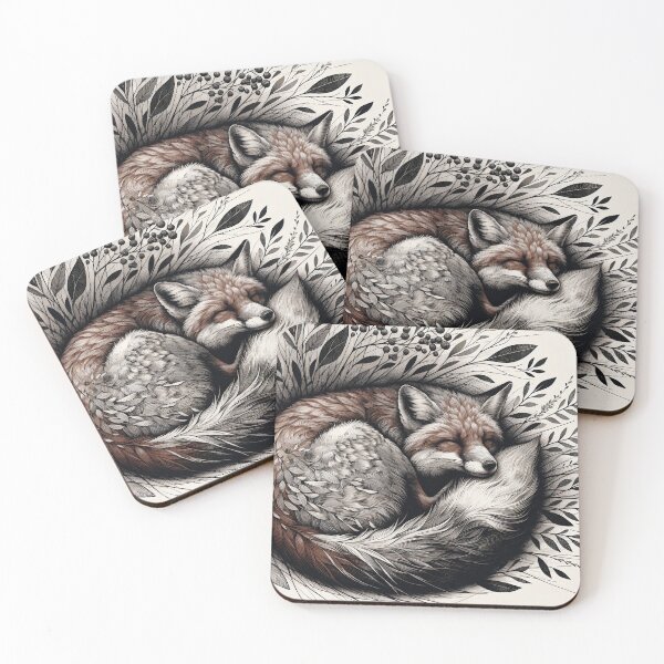 Item preview, Serenity of the Fox: An Autumnal Hues Dream designed and sold by PictorialWhimsy.