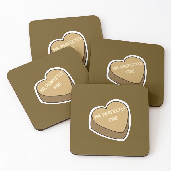 Item preview, Mr. Perfectly Fine Taylor Swift Candy Heart Sticker designed and sold by braeden-michael.