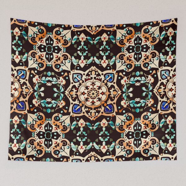Item preview, Filigree Art Elegant & Royal Tapestry Tiled Pattern Design 1X designed and sold by Zeporas Castle.